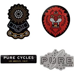 Pure Cycles Sticker Pack Assortment One